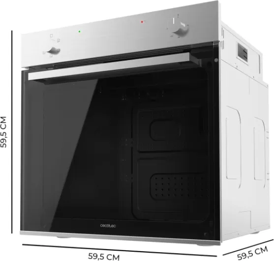 Four Intégrable Multifonction Conventionnel de 80L Bolero Hexa C126400 Line - 2800W, 5 Fonctions, Basse Consommation, Lumière Intérieure, Steam Assist, Steam EasyClean