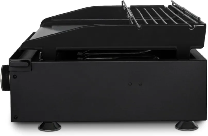 H.Koenig Plancha PLX1032 au Gaz 3 Brûleurs U Acier Inoxydable, Plaque Cuisson Fonte Émaillée, Alimentation Gaz Propane ou Butane, Répartition Homogène de la Chaleur, Température réglable jusqu'à 350°C