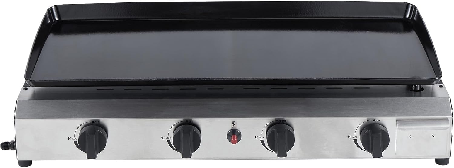 WERKA PRO Plancha à gaz 4 brûleurs