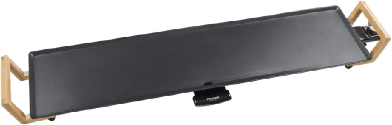 Plancha électrique, Barbecue electrique XXL avec revêtement anti-adhésif, Gril de table pouvant jusqu'à 8 personnes,Surface de cuisson extra longue, Asia Lounge, Couleur: noir