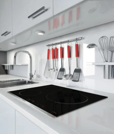 Brandt - BPI6315B - Plaque Induction - Table de Cuisson Encastrable - Noir - 3 Foyers - 7200W - Dimensions Encastrement : 56x49cm - Grand Foyer 28 cm et 10 Positions sécurités - Fabriqué en France