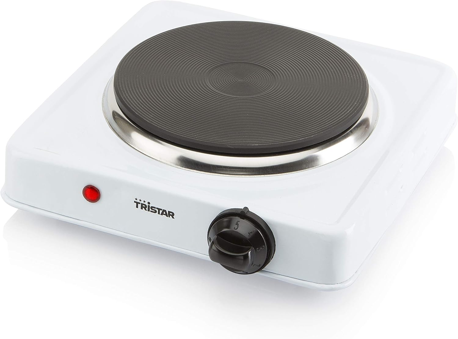 Mixte Adulte Réchaud électrique, Blanc, 1000W Plaque unique Blanc