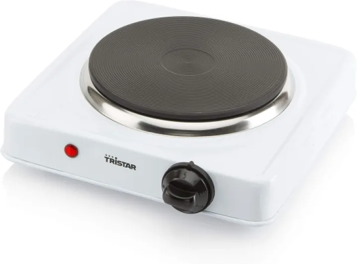 Mixte Adulte Réchaud électrique, Blanc, 1000W Plaque unique Blanc