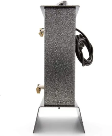 GIEMME Tournebroche BM Décalé Pour Cheminée ou Barbecue, Électrique, 2 Moteurs