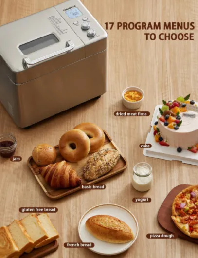 Neretva Machine a Pain, 17 Programmes & 2.2 LB Machine à Pain Plat En Céramique Anti-adhésif & Double Chauffage Acier Inoxydable Distributeur de Noix en Fenêtre Visible – Sans Gluten/Pain Au Levain Argent