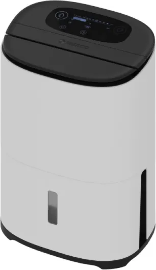MeacoDry Arete® Two 12L Déshumidificateur et Purificateur d'Air HEPA H13, avec Application Wi-Fi Meaco, Mode Humidité Intelligente, Basse Consommation Énergétique, Garantie 5 Ans - Charbon de Bois AreteTwo-12L
