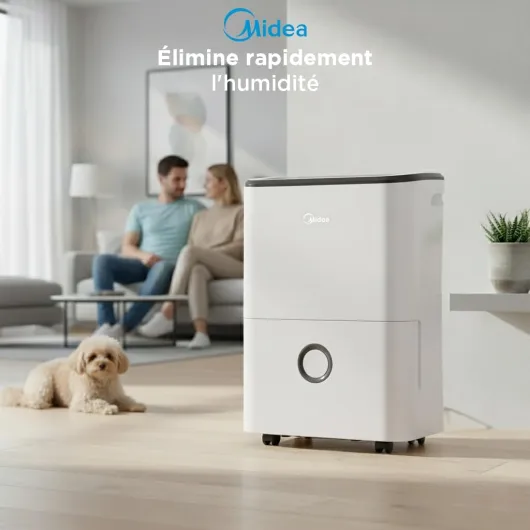 Déshumidificateur d air Anti Moisissure 20L - WIFI/APP, Purification electrique, Adsorbeur d'humidité auto, Mode Séchage du Linge & Anti-Condensation - Dehumidifier Idéal pour 50m² Déshumidificateur - 20 L