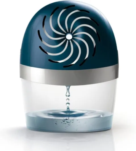 Absorbeur d'Humidité Aero 360 pour pièces de 20 m² – Déshumidificateur d'air anti-odeurs et anti-moisissures – 1 recharge neutre de 450 g incluse absorbeur avec recharge