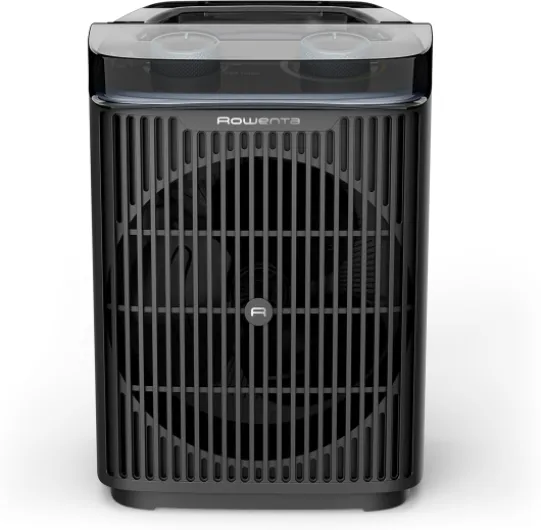 Intense Comfort Aqua, Radiateur d’appoint pour salle de bains, Chauffage instantané mode eco 1000/1400/2400W, Silencieux 29 dB(A), Pour pièces jusqu’à 40m², SO6550F0 Noir Silencieux 2400 W