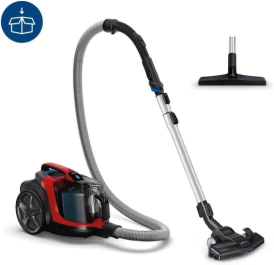 PowerPro Expert Aspirateur Sans Sac - 900 W Avec Filtre Anti-allergènes H13 et Brosse TriActive (FC9729/09)