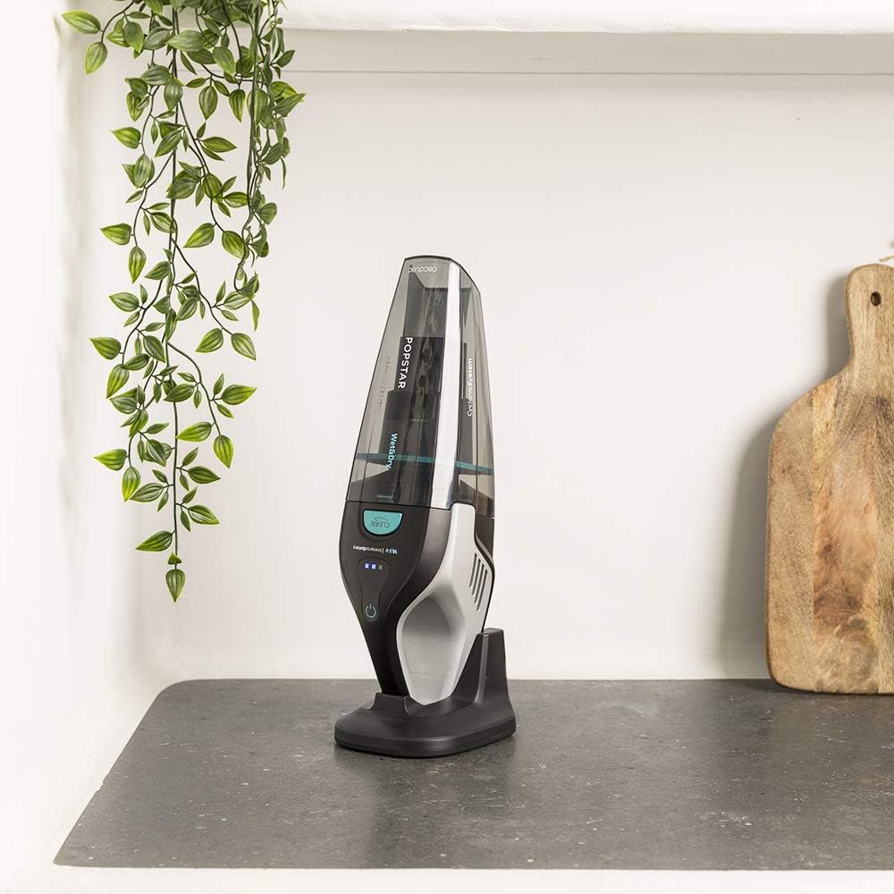 Aspirateur à Main Conga Popstar Micro 18,5 V Animal - 110W, Batterie au Lithium-ION 18,5 V, Technologie cyclonique sans Sac, Aspire Solides et liquides, 500 ML Set d'accessoires + Accessoire pour d'animaux