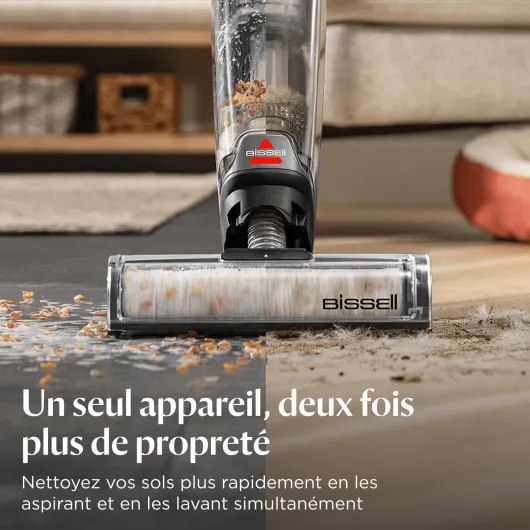 CrossWave OmniForce, Aspirateur Balai Laveur sans Fil, Aspire & Lave en Même Temps ou Mode Aspiration Uniquement, Nettoyeur Puissant, Nettoyeur a Eau pour Multi-Surfaces, 240m², 3912N