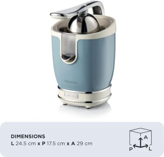 Centrifugeuse électrique Ariete VINTAGE Bleu