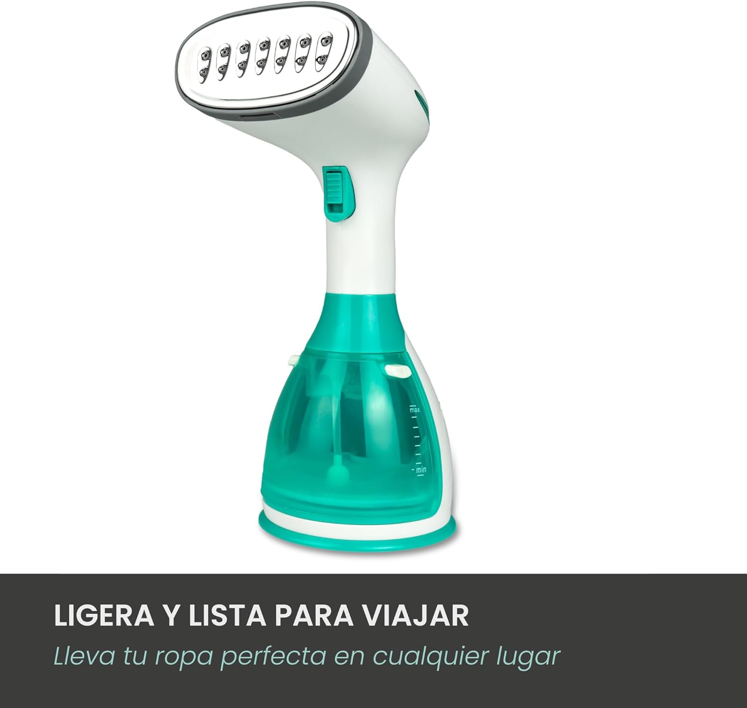 Defroisseur Vapeur Vertical Portable- Fer à Repasser- Fer à Repasser Vertical à Vapeur- 1500W-Système Anti-Goutte- Fer de Voyage- Brosse à Vapeur Verticale- Vaporisateur - Vert