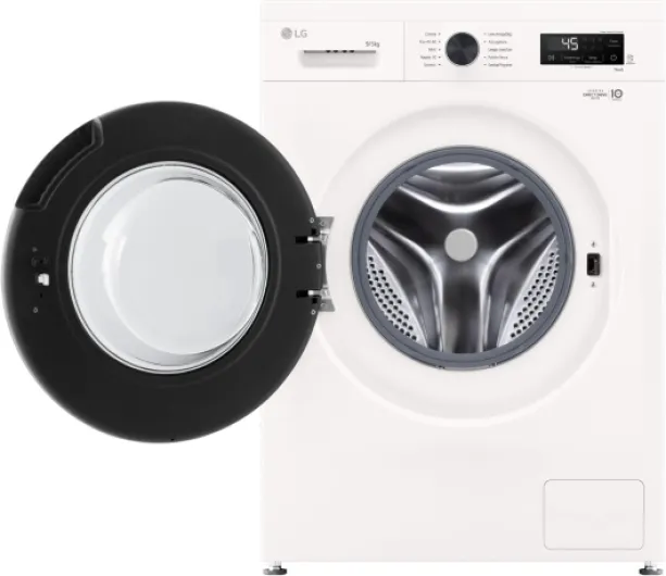W4NX1095NWB Lave-sécheuse 9/5 kg Série X1, classe A/E, machine à laver sèche-linge, 1400 tours, Wi-Fi, technologie 6 mouvements Direct Drive, Top amovible, vapeur Allergy Care, Litonome, Blanc