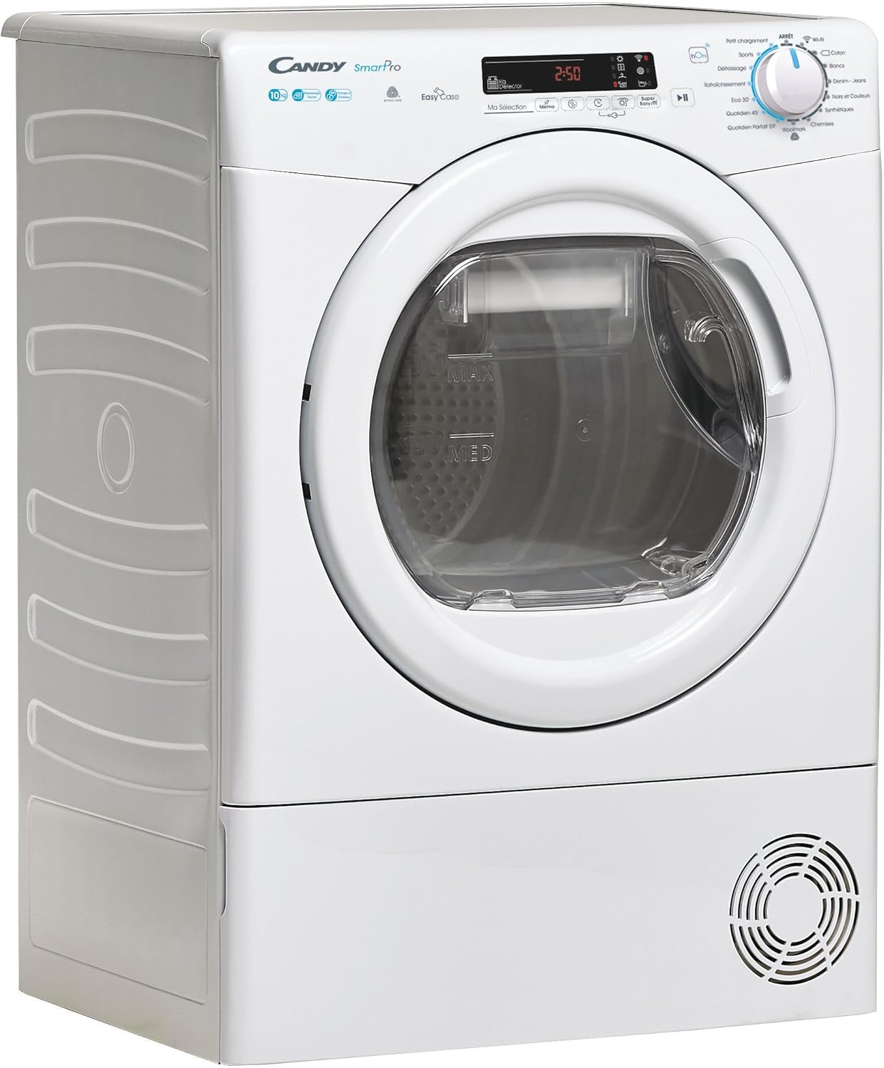 Sèche-linge Pompe à Chaleur CANDY Smart Pro CSOE H10A2DE-47 – 10 kg – Connecté Wi-Fi – 66 dB