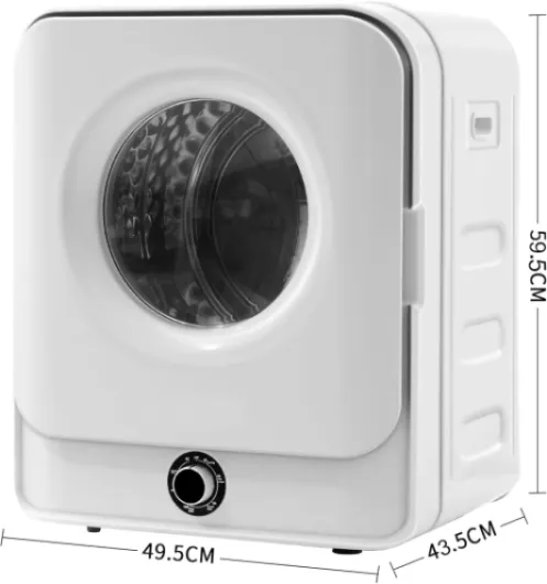 Petit sèche-linge avec 5 programmes, sèche-linge à montage mural avec protection contre la surchauffe et filtration multiple, 3 kg / jusqu'à 4,5 kg, 830 W