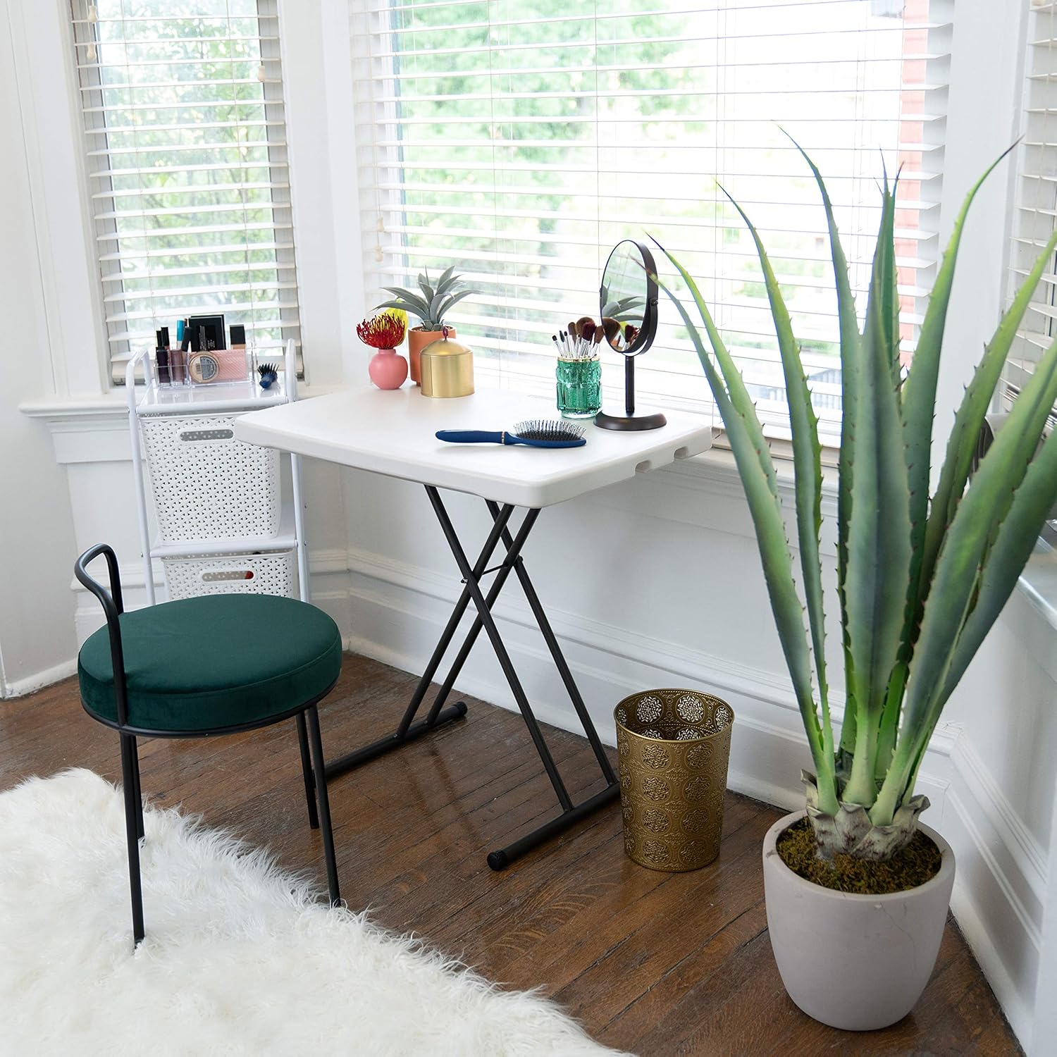 Table personnelle réglable en Hauteur Hauteur réglable 30 inch Amande