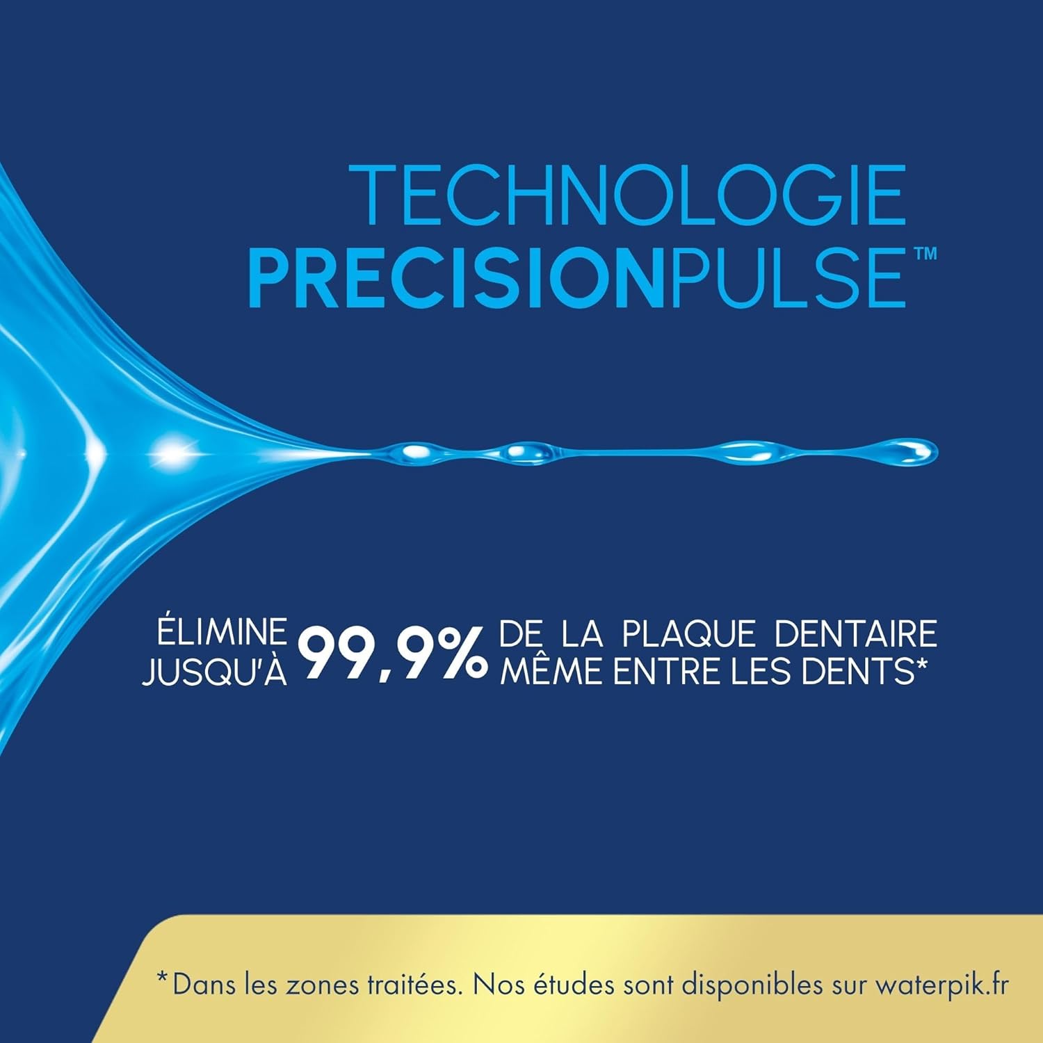 Hydropulseur Ultra professionnal, Jet dentaire avec 6 embouts et 10 niveaux de pression, Élimine la plaque, Blanc (WF-660EU)