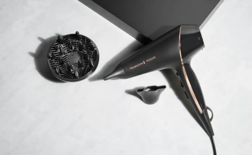 Sèche-cheveux Ionique [Technologie OptiHeat] PROluxe Midnight (2400W, moteur AC pro durable, résultat salon & longue tenue, soin ionique, 3 concentrateurs + 1 diffuseur volume) AC9140B
