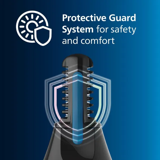 Series 3000 - Tondeuse nez, oreilles et sourcils, épilation rapide et précise, Technologie PrecisionTrim, étanche, modèle NT3650/16 Gris Série 3000 - Kit 3 en 1 Unique