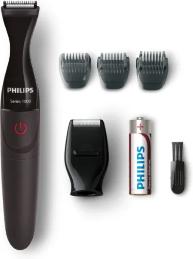 Tondeuse multi-styles Series 1000 avec 3 sabots de précision, Noir, modèle MG1100/16