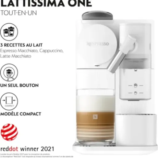 Test De'Longhi Nespresso Lattissima One Evo EN510.W : la machine à café qui fait le job sans chichi