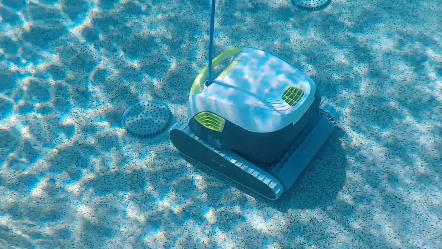 T30 Robot nettoyeur électrique avec fil pour Piscine hors-sol jusqu’à 12 m - Nettoyage fond et parois - Filtration ultra fine