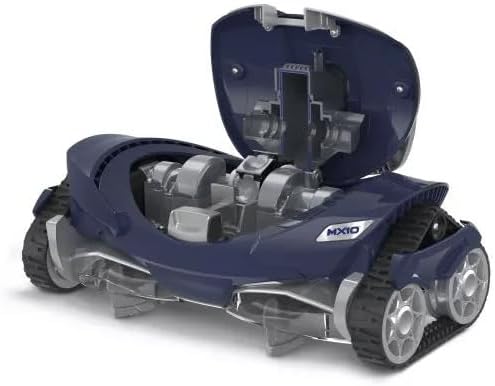 MX 10 Robot Piscine hydraulique - Bleu, Turbo aspiration, Système de navigation pré-programmé X-Drive