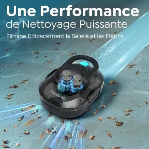 Test TALOSBO Pleco S1 : Le robot piscine qui fait le job sans chichis