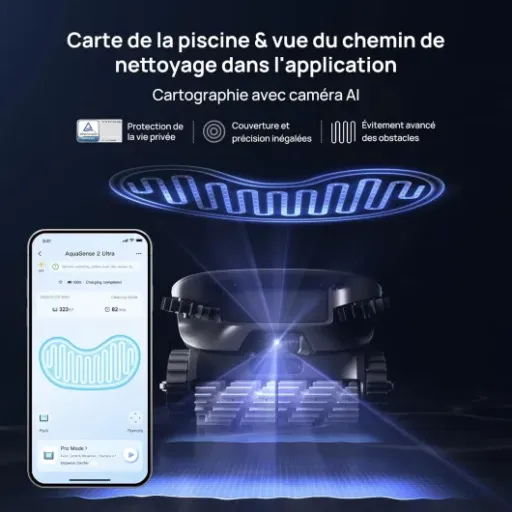 Test AquaSense 2 Ultra : le robot de piscine qui mise sur l'IA