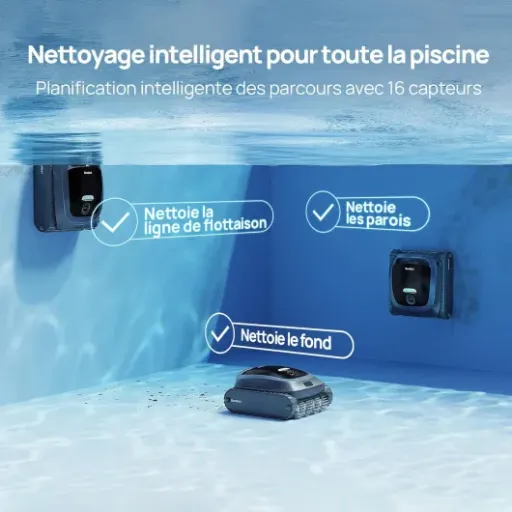 Test AquaSense 2 Robot Piscine : le nettoyeur sans fil qui fait le job