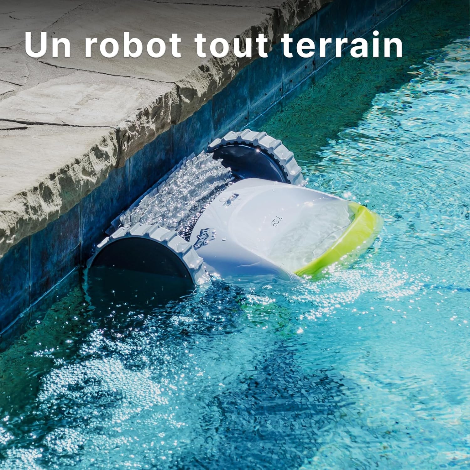 T55i Robot Nettoyeur de Piscine électrique - Nettoyage des parois, Piscine enterrée Jusqu’à 12 m
