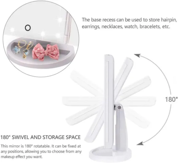 Test WEILY Miroir de Maquillage : l'outil pratique pour un make-up réussi