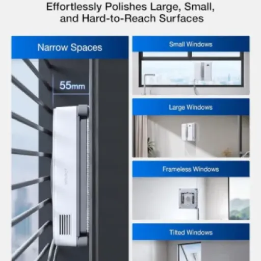 Test ECOVACS WINBOT Mini : le robot qui fait briller vos fenêtres sans effort