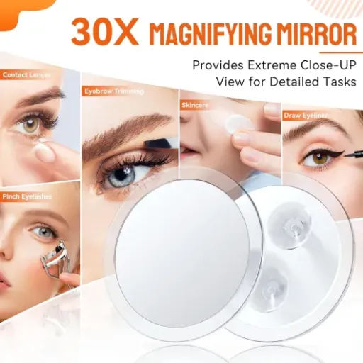 Test Auxmir Miroir Grossissant 30X : simple mais efficace pour les détails