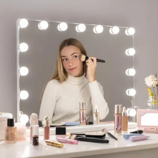 Test Flamingueo Miroir Coiffeuse : un miroir lumineux qui fait le job