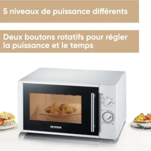 Test SEVERIN MW 7772 : le micro-ondes qui fait le boulot sans chichis