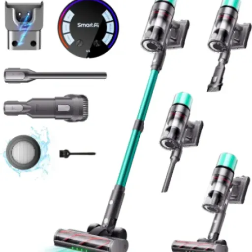 Test du V5 Aspirateur Balai sans Fil : Un nettoyeur solide avec quelques réserves