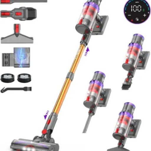 Test coovy SU7 Aspirateur Balai : un choix pratique pour la maison