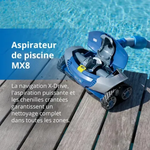 Test Zodiac Robot de Piscine MX8 : efficace mais pas sans défauts