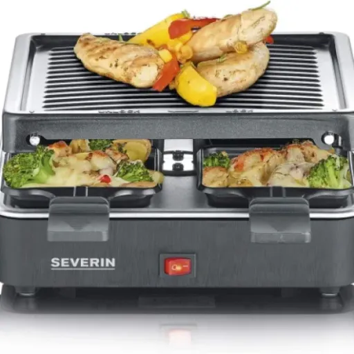 Test SEVERIN Raclette Gril 4 pers. : Compacte et pratique pour vos soirées raclette.
