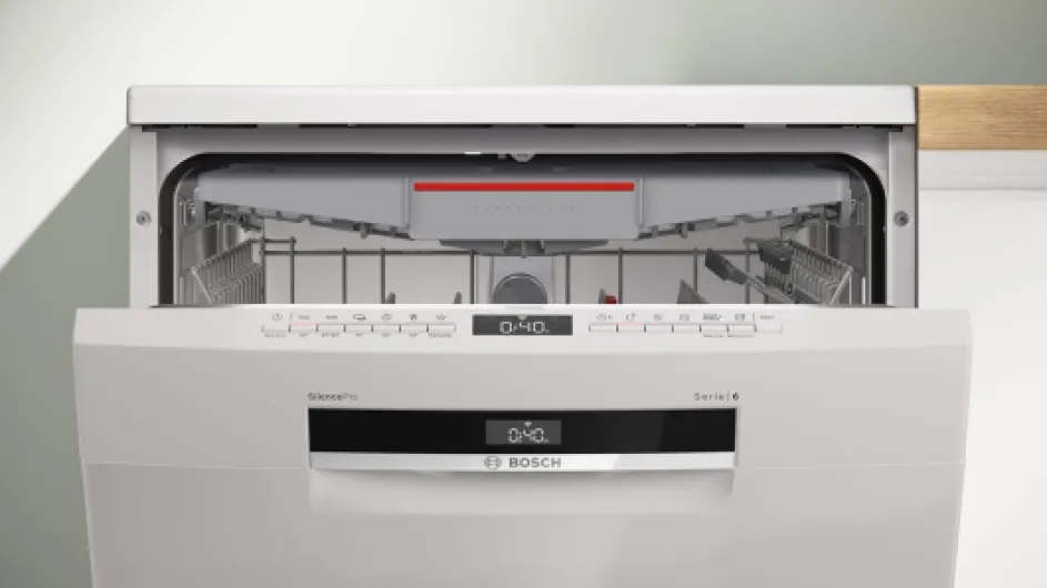 SMS6ZCW12F, Série 6, Lave-vaisselle 60cm, Pose-libre, Blanc