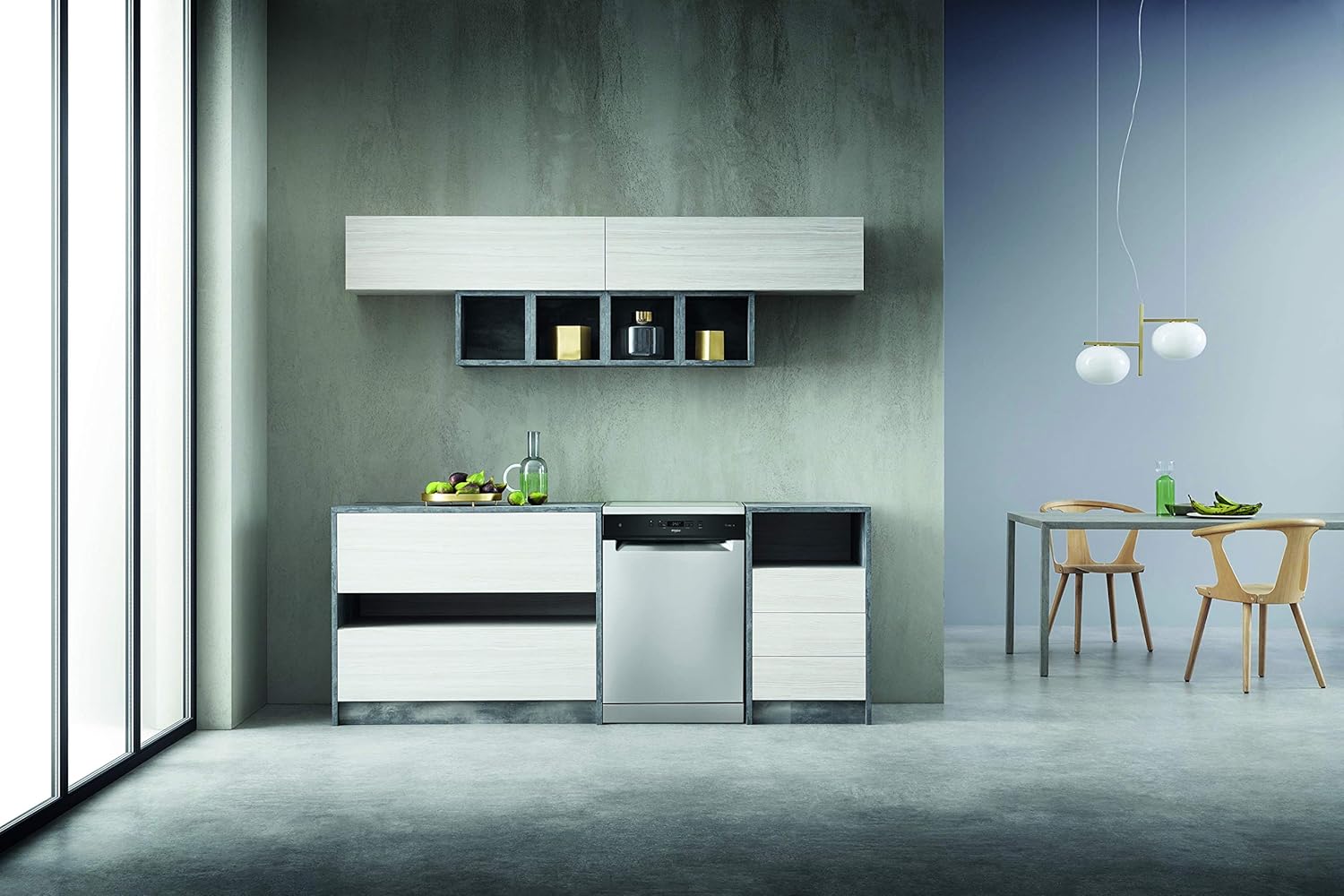 Whirlpool WFC 3C34 AP X, Lave-vaisselle 60cm Libre installation, 14 places, D