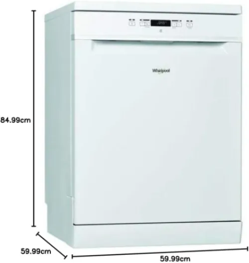 Lave vaisselle Whirlpool WRFC3C26 - Lave vaisselle 60 cm - Classe A++ / 46 decibels - 14 couverts - Blanc bandeau : Blanc - Pose libre
