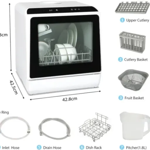 Test YU YUSING Mini Lave-vaisselle Compact : le petit allié des petites cuisines