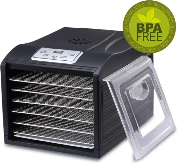 Déshydrateur Alimentaire BioChef Arizona Sol 6 Plateaux - Noir