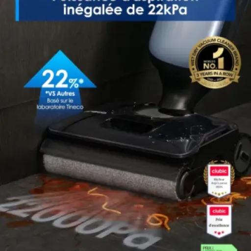 Test Tineco Floor One S9 Artist : l'aspirateur laveur qui fait le boulot