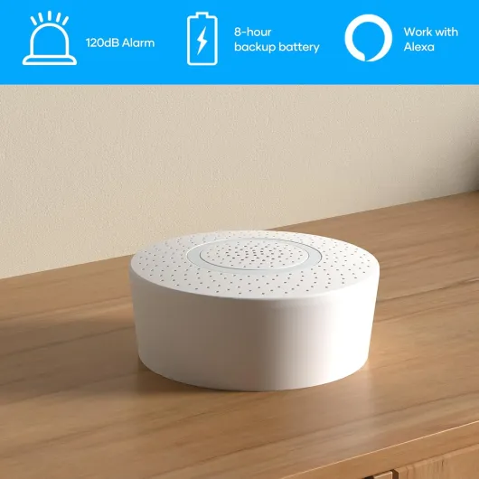 Alarme Maison sans Fil 15 Pack WiFi Alarme Sécurité Système Cambrioleur sans Fil 120DB, Kits de sécurité pour la Maison, Extensible à volonté-Compatible avec Alexa, Google Assistant A-15pack(w2a)
