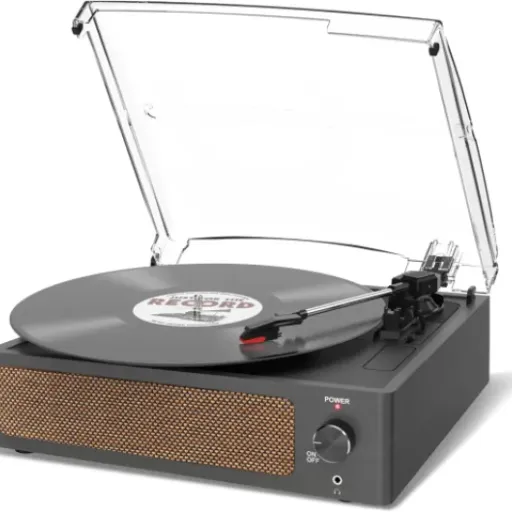 Test Platine Vinyle Trynnay Retro Nero : le tourne-disque déco qui fait le job pour débuter